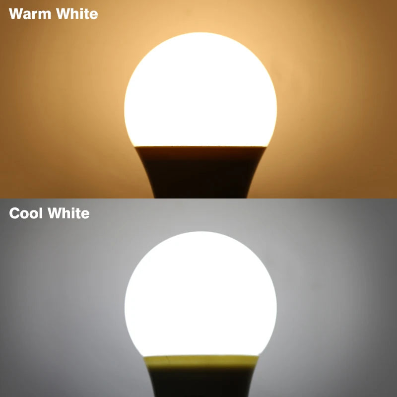 LED Bulb E27 E14 3W 5W 7W 9W 12W 15W 18W Smart IC LED lamp Light Cold White White Lampada Bombilla Lamp