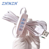 LED Dimmer USB Port Power Supply Line Dimming Color-matching Extension Cable With ON OFF Switch Adapter For LED Light Bulb