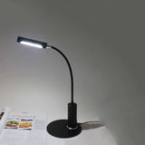 Desk Lamp Led Light USB DC 10Led Black Modern Night Lights Bedside Table Lamps For Student Reading Book Office Working Lighting