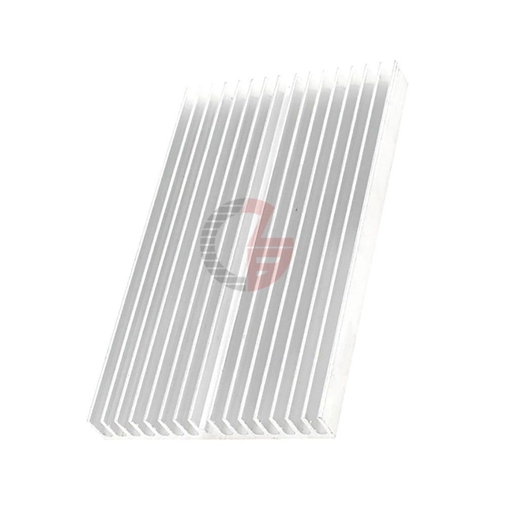 100x60x10mm Silber Ton Aluminium Kuehler Kuehlkoerper Heatsink Heat Sink Cooling Radiator Heating Dissipation for LED COB Light
