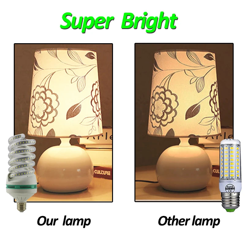 E27 LED Corn Bulb Lamp 220V 230V 240V 3000K 6500K Led Light SMD 2835 3W 5W 7W 9W 12W 18W 24W 32W Energy Saving lights for Home
