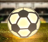 Modern children's cartoon football LED eye lamp simple creative warm boy girl room study  lighting