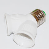 E27 to 2E27 Lamp Holder Converter E27 Splitter to 2 E27 LED halogen Y Shape Light Lamp Bulb Adapter Converter Free Shipping
