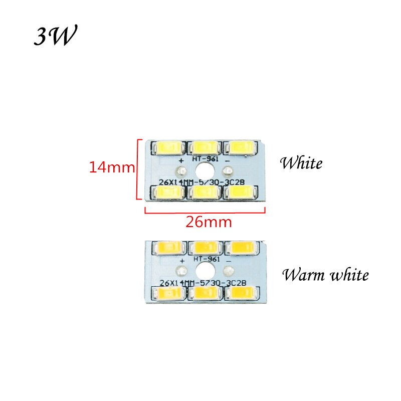 LED Chip 2W 3W 5W 240-280mA Constant Current Input SMD 5730 Light Bead Board 5pcs/lot SMD5730 Aluminum Lamp plate For LED Bulb