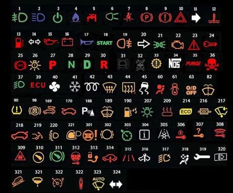 FILN 14mm 12v 24v symbol dash panel warning light indicator lamp metal car boat led dashboard indicator light signal lamp black