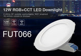 Smart RGB+CCT LED Downlight - Dimmable Color Changing Ceiling Panel (6W-25W)