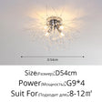 Nordic modern led chandelier Living bedroom dining room firefly chandelier Simple home indoor lighting decoration ceiling lamps