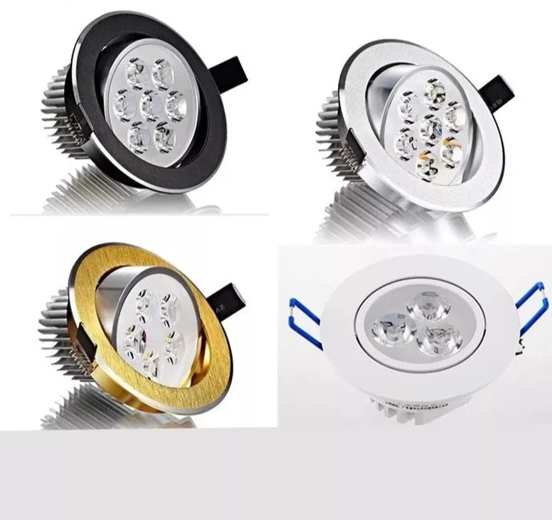 1pcs round Dimmable Led downlight light Ceiling Spot Light 3w 5w 7w 9w 12w ac110-230V ceiling recessed Lights Indoor Lighting