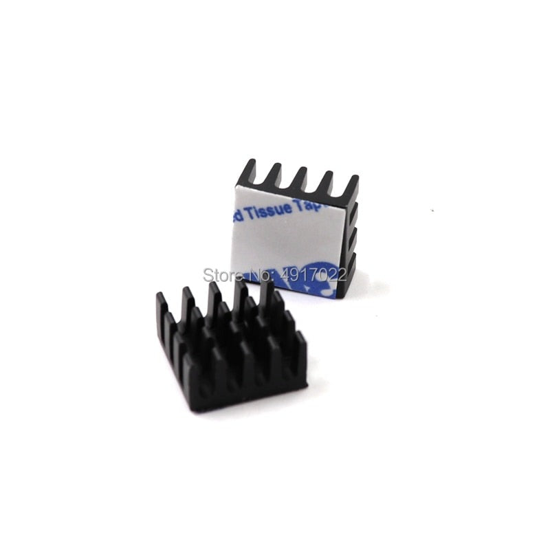 5pcs 14*14*6 Aluminum Cooling Heat sink 14 x 14 x 6MM Black Chipset RAM Heatsink Radiator routing cat dedicated chip 14*14*6mm