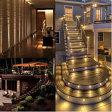 16-Pack LED Deck Light Kit 12V - IP67 Waterproof Underground Garden Landscape Lamp
