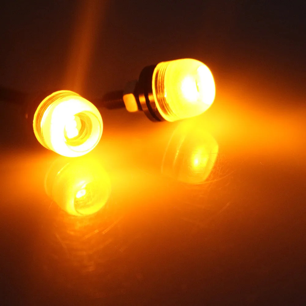 18mm 5630 5730 3 LED DRL Eagle Eye Lamp Daytime Running Lights Warning Fog lights Parking Signal Lamp 12V Yellow Amber White Ice