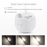 LED Reading Light Table Lamp Book Lights Power Bank Operated 5V LED USB Light Rechargeable Desk Lamp with Dimmer Pen Holder Clip