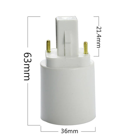 1Pcs Retardant G24 To E27 Lamp Holder Converters Light Bulb Base Socket LED Halogen CFL Lamp Converter G24 bulb Adaptor Screw