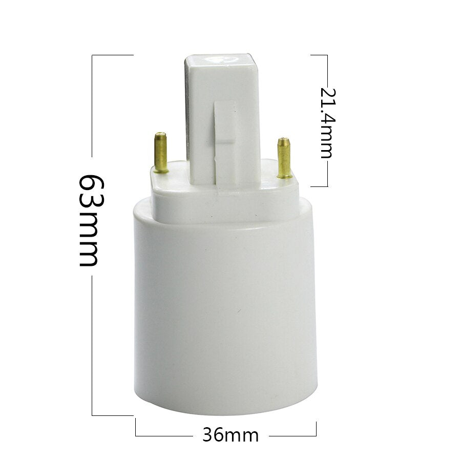 1Pcs Retardant G24 To E27 Lamp Holder Converters Light Bulb Base Socket LED Halogen CFL Lamp Converter G24 bulb Adaptor Screw