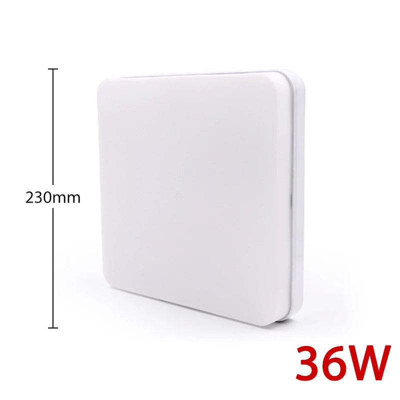Ultra-Thin Surface Mount LED Ceiling Light (6W-48W) - AC85-265V Flush Mount Panel Lampada Lamp Fixture for Bedroom & Living Room