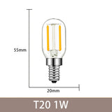 Vintage LED Filament Bulbs C7 C35 T20 G40 - 4W 6W Dimmable E14 E12 Decorative Ampoule