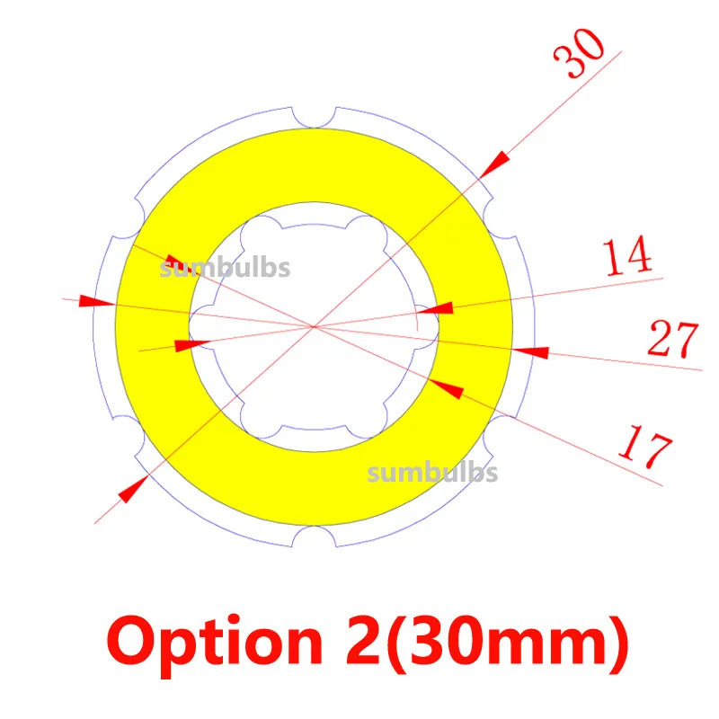 COB LED Angel Eyes Ring Light Chip (12V DC, 20mm–120mm) - Aluminum Board Light Source