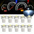 10x T5 B8.5D 5050 LED 1 SMD Car Dashboard Light Dash Instrument Indicator Lights Bulbs