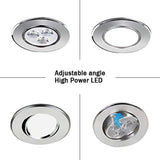 Dimmable Recessed Ceiling Lights Indoor Lighting Illumination Spotlight AC85-265V LED Downlight Bedroom Indoor Ceiling Lamp D30