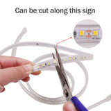 DC 12V/24V LED Strip Waterproof IP67 120LEDs/m Natural White 4000K /Warm White Flexible Tape 2835 LED Light Lamp 0.5m-10m