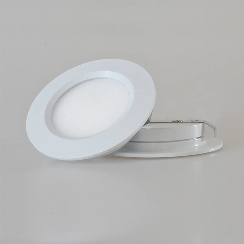 Mini LED Spotlight IP65 Waterproof - 12V Ultra-Thin Hidden Downlight for Bathroom, Outdoor & Cabinet - 3W / 5W / 7W Recessed Ceiling Light