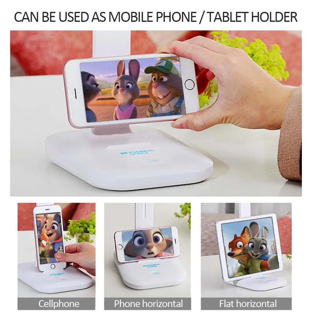 3 Levels Reading Light Book Lamp LED Desk Lamp Flashlight Study Eye-Care USB Home Decor Portable