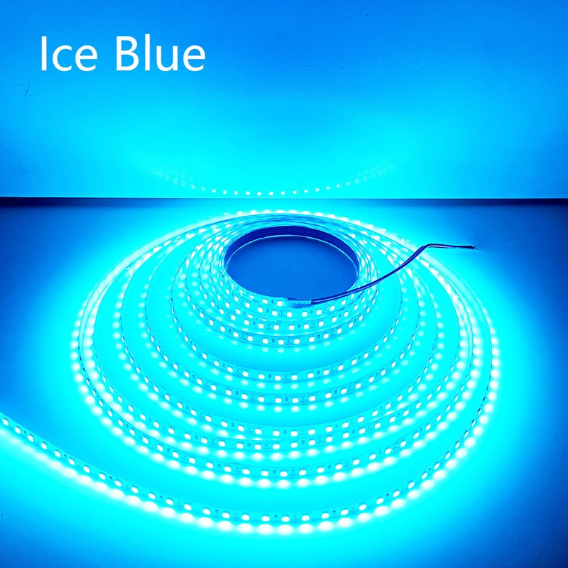 LED Strip 2835 DC12V 24V 120LEDs/m Home Lamp Strip Red Ice Blue Green Yellow Pink Flexible And Cuttable Soft Lamp Bar