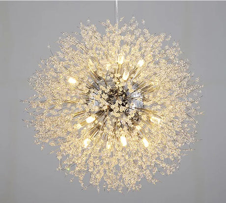 Nordic Living Room Chandelier Creative Dandelion Bedroom Study Dining Room Decorative Chandelier Clothing Shop Art Lamp