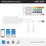 Led Strip Light Controller Blue tooth SP105E SP110E Wi-fi SP108E SP511E WS2812B Music SP107E SP601E WS2811 SK6812 Lights DC5V-24V