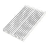 100x60x10mm Silber Ton Aluminium Kuehler Kuehlkoerper Heatsink Heat Sink Cooling Radiator Heating Dissipation for LED COB Light