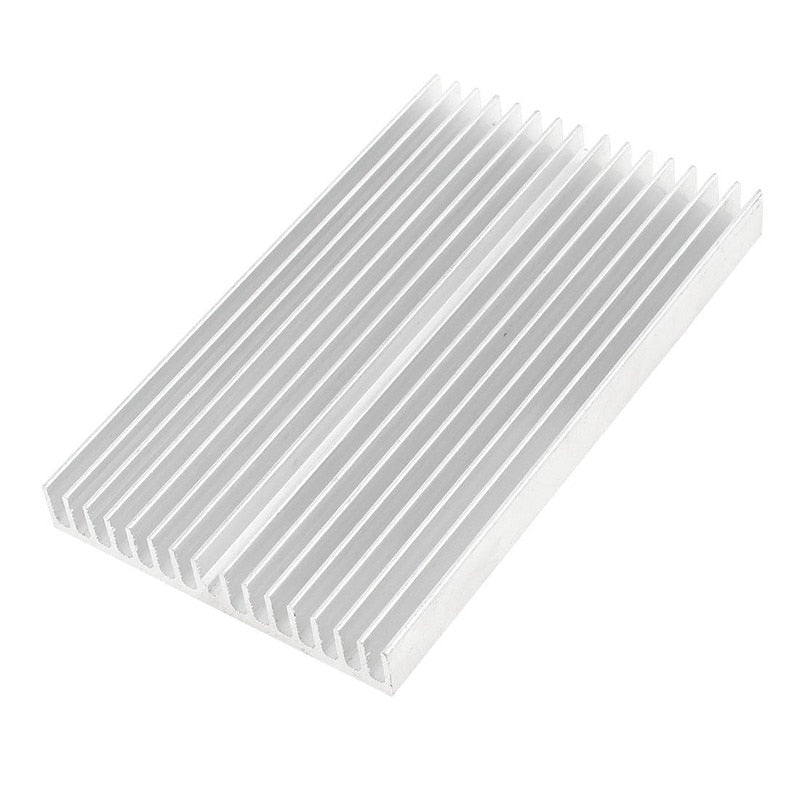 100x60x10mm Silber Ton Aluminium Kuehler Kuehlkoerper Heatsink Heat Sink Cooling Radiator Heating Dissipation for LED COB Light