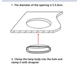 Mini LED Spotlight IP65 Waterproof - 12V Ultra-Thin Hidden Downlight for Bathroom, Outdoor & Cabinet - 3W / 5W / 7W Recessed Ceiling Light