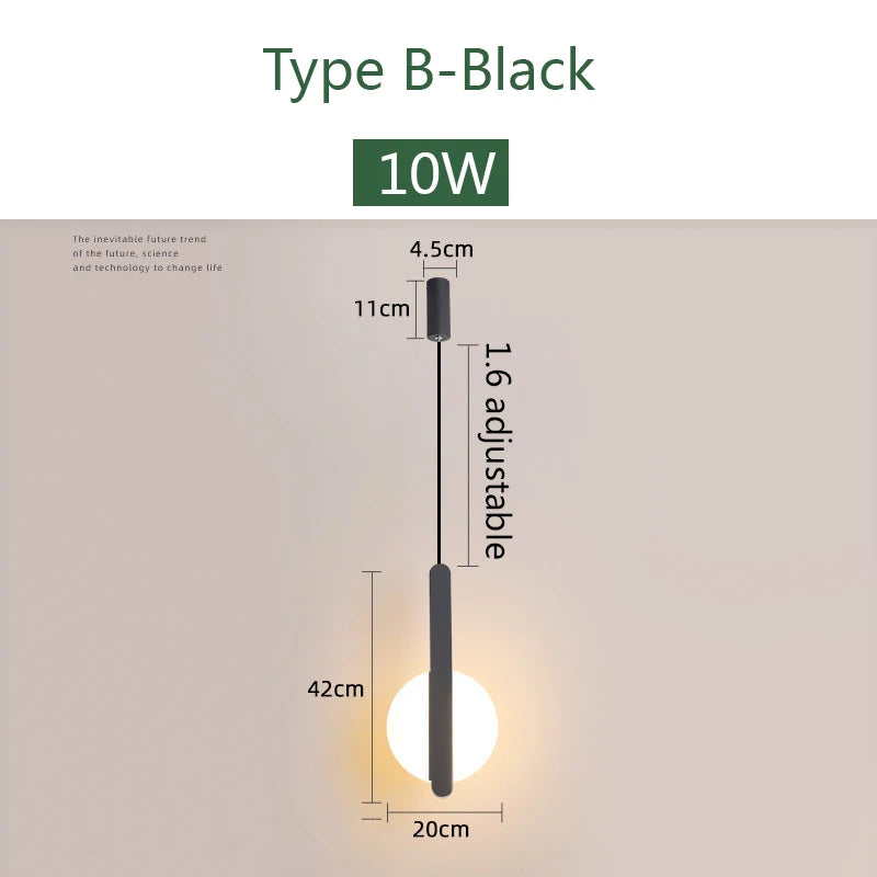 Nordic LED Pendant Light Modern Simple Art Decor Chandeliers For Restaurant Bedroom Living Room Suspension Luminaire Design
