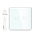 Bseed EU Touch Dimmer Switch 2 Gang 1 Way Led White Black Gloden Crystal Class Panel Dimmer
