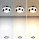 LED ceiling light black silver embedded household ceiling net red spotlight hole light 7w / 9w / 12w / 15w / 18w