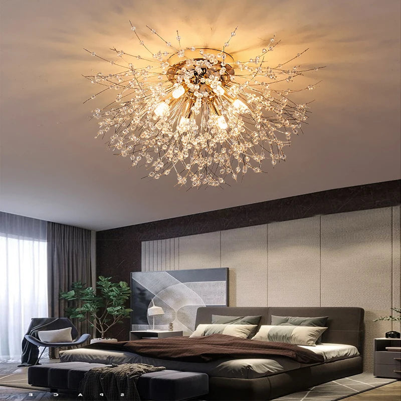 Modern Dandelion LED Lighting Pendant Lights Living Room Dining Room Bedroom pendant Lights Starry Fireball Lighting Fixtures