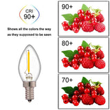 Vintage LED Filament Bulbs C7 C35 T20 G40 - 4W 6W Dimmable E14 E12 Decorative Ampoule