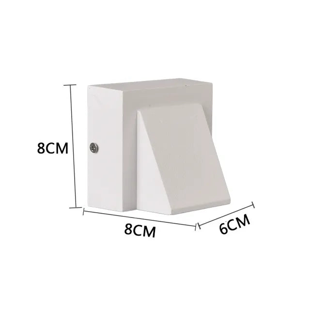 5W 6W 15W Modern simple creative outdoor waterproof wall lamp LED courtyard lamps gate lamp terrace balcony garden wall light