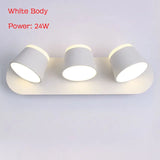 Nordic Rotatable LED Wall Sconce Lamp - Modern Minimalist Wall Light for Bedroom Bedside Reading, Bathroom, Aisle & Hotel Decor