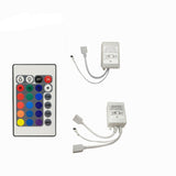 Led Controller 24 Keys LED IR RGB Controler box 1 to 2 Controller IR Remote Dimmer DC12V For RGB 3528 5050 LED Strip Lights