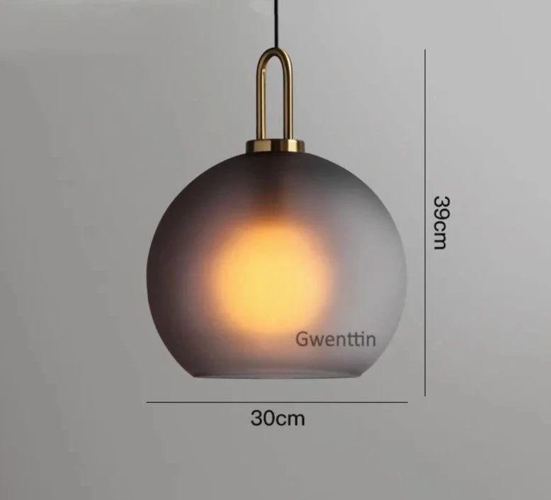 Modern Glass Ball Pendant Lights Led Nordic Luxury Hanging Lamp for Living Room Bedroom Kitchen Lighting Fixtures Home Art Decors