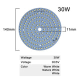 DC5V Dimmable LED chip 5W 6W 10W Surface Light Source SMD 5730 LED Light Beads DIY Tricolor Adjustable LED Bulb White Warm White