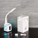 Led Button Night Light Usb Charging Book Clip Light Student Folding Plug-in Eye Protection Reading Lamp