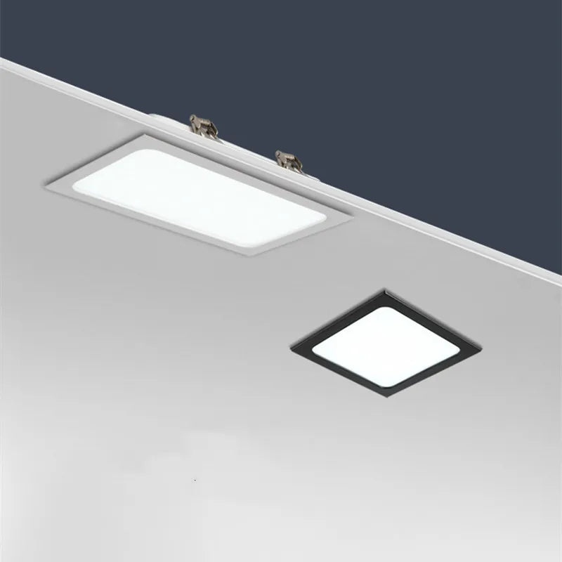 1 panel embedded LED downlight 12W 18W 24w square LED spotlight LED ceiling light AC185V-260V
