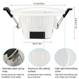 30X RGB Warm Cool White RGBWC LED Ceiling Lamp Down Light WIFI / Bluetooth Mesh / Touch Panel /APP/Voice Controller Timer Dimmer