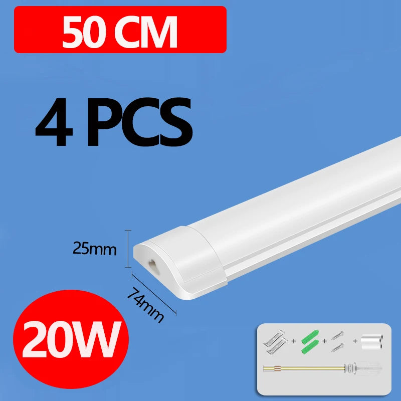90cm/120cm T5/T8 LED Tube Light (220V) - Linear Ceiling Strip Fixture for Kitchen, Closet, Cabinet, Bedroom & Garage