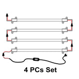 220V LED Rigid Strip Night Lamp Under Cabinets 72 LEDs 30cm 40cm 50cm 8W With Switch ON/OFF EU Plug LED Bar lights Desk Bulb