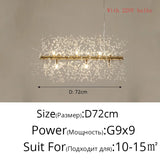 Nordic modern led chandelier Living bedroom dining room firefly chandelier Simple home indoor lighting decoration ceiling lamps