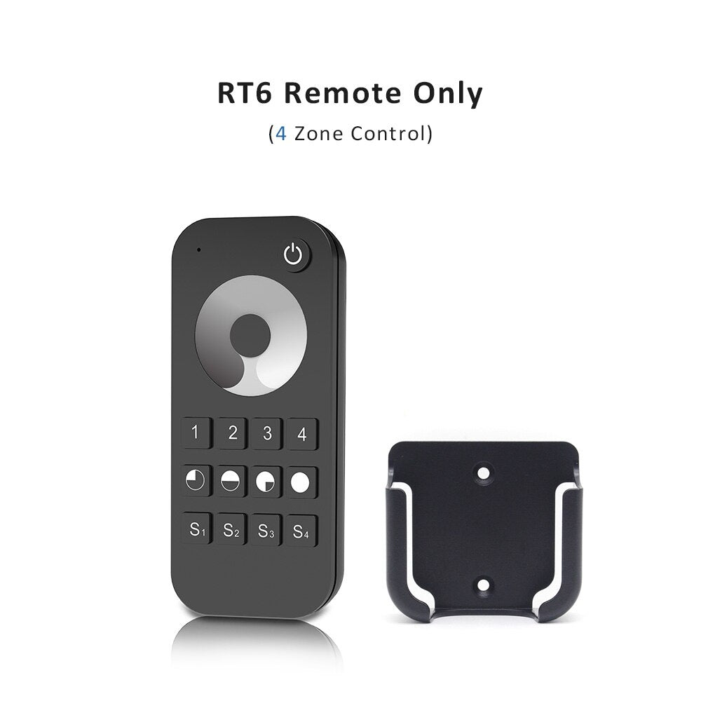 LED Dimmer 12v 24v 36v 2.4G RF Wireless Touch Remote Dimmer Switch RT1 RT6 RT8 V1 Single Color LED Strip Light Controller