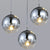 Glass Ball Chandelier Lighting Creative Individual Space Lamp Hanging Lamp Crystal Luster Suspension Modern Light Fixture
